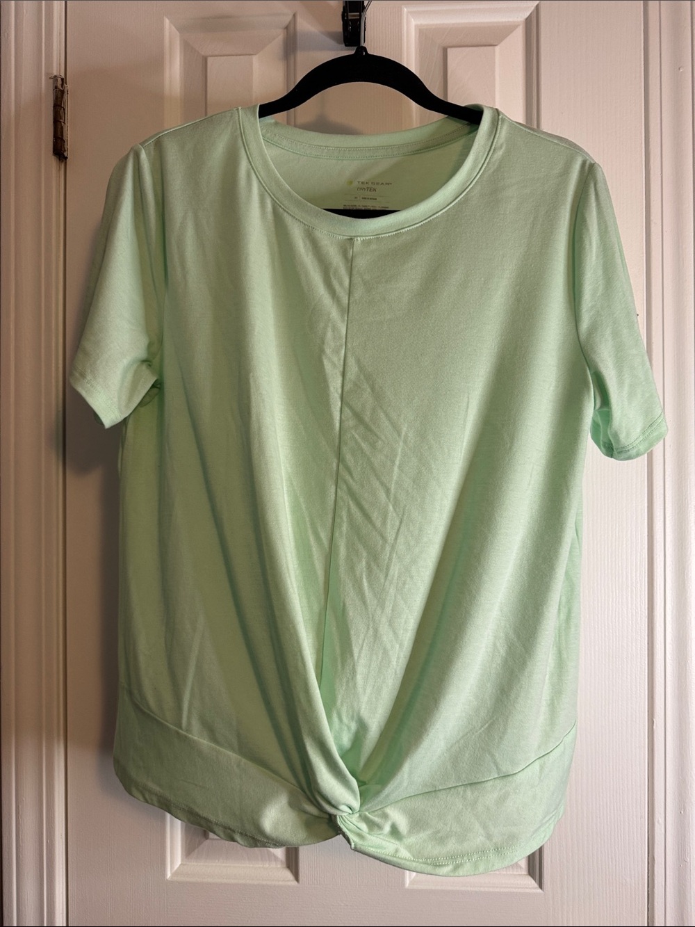 tek gear Mint Green Twist-Hem Short Sleeve Top (R)